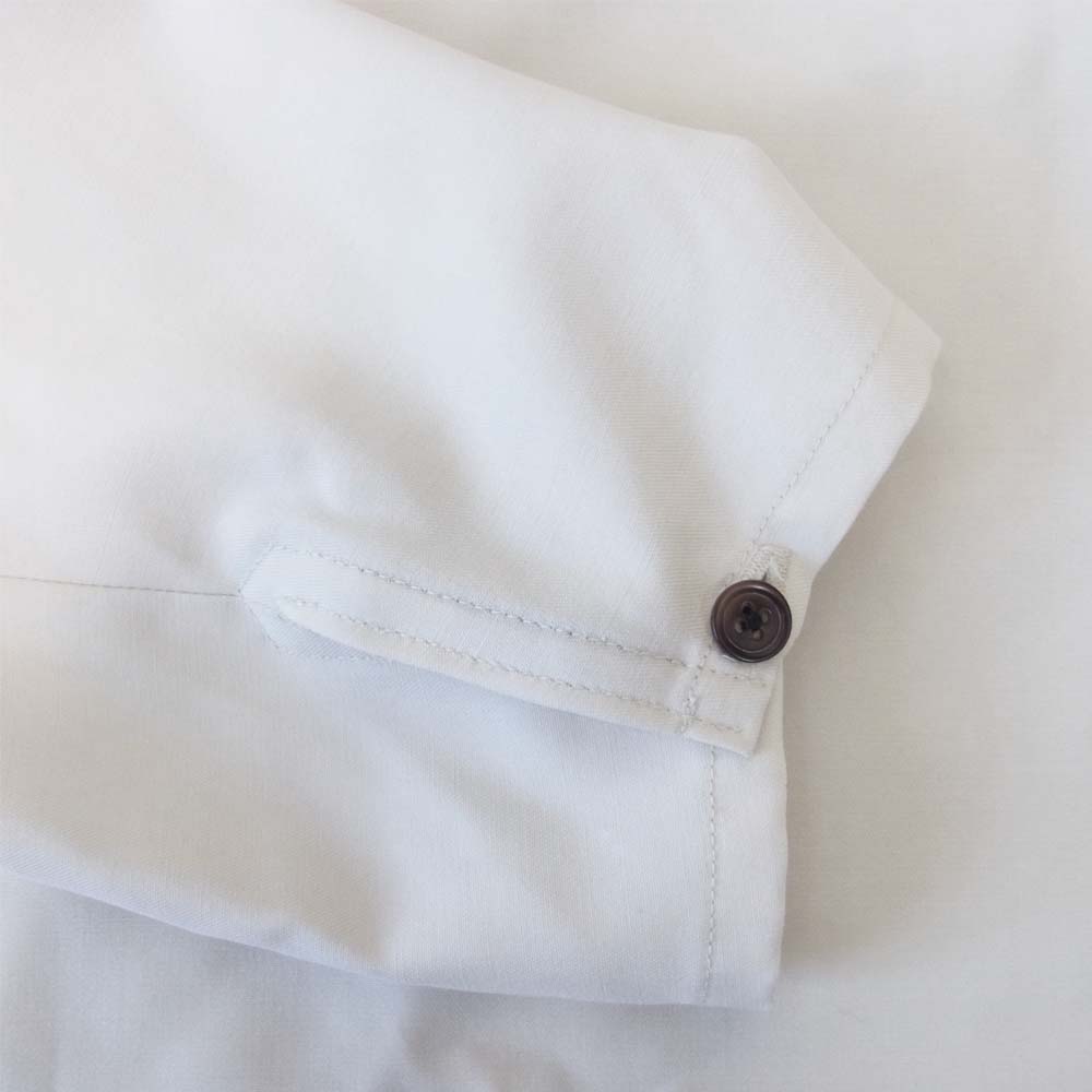 SUNSEA サンシー 21SS 21S19 SNM-BLUE w/耳 BOAT-NECK SHIRT スーパーナイスマテリアル ボートネック カットソー オフホワイト系 2【美品】【中古】