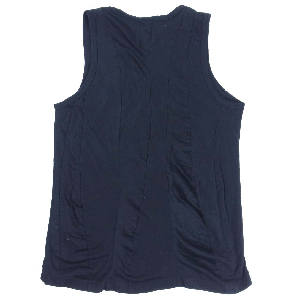 JUNYA WATANABE COMME des GARCONS ジュンヤワタナベコムデギャルソン AD2015 XQ-T004 denim 切替 デザイン タンクトップ ブラック系 S【中古】