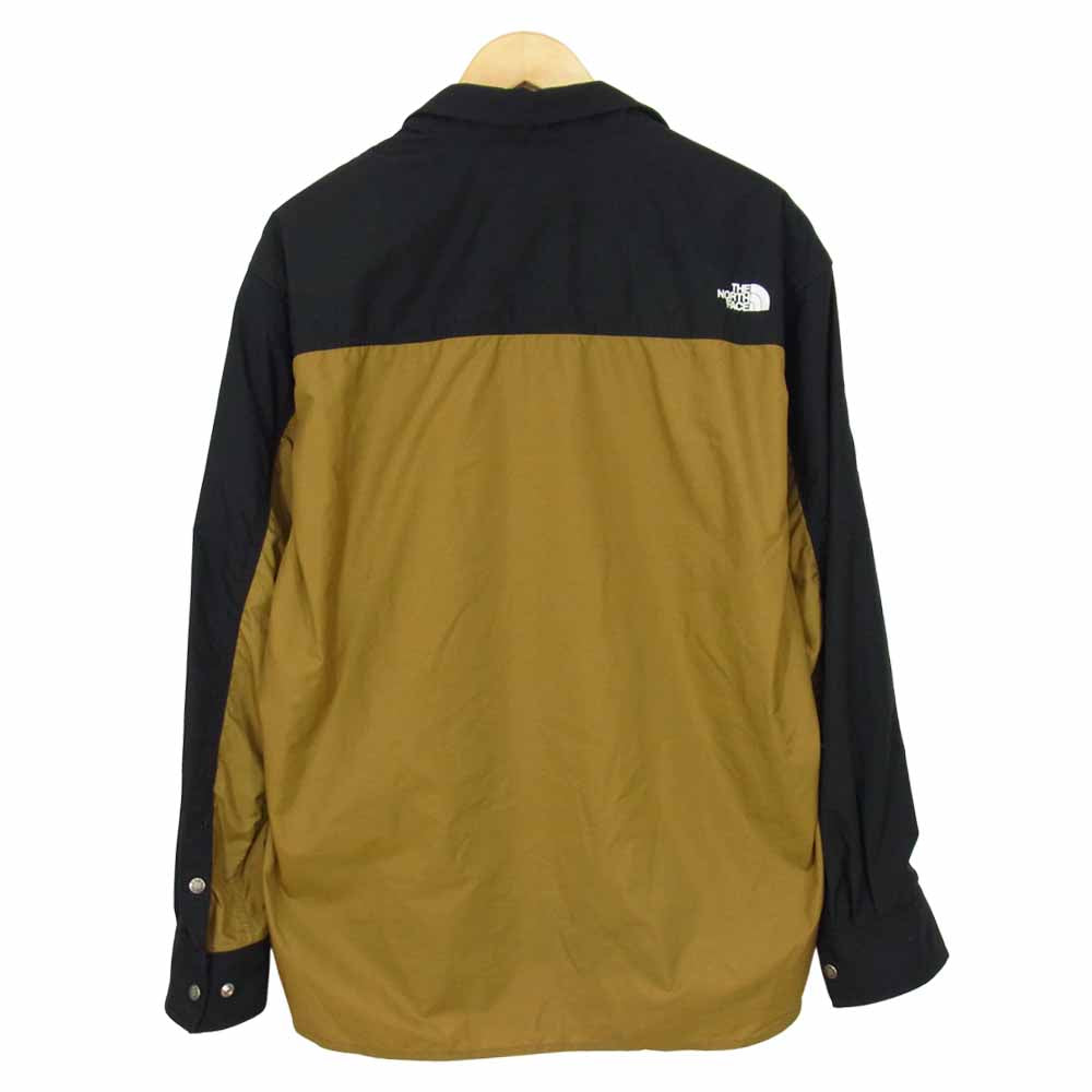 THE NORTH FACE ノースフェイス NR11961 L/S NUPTSE SHIRT ロングスリーブ ヌプシ シャツ ブラウン系 L【中古】