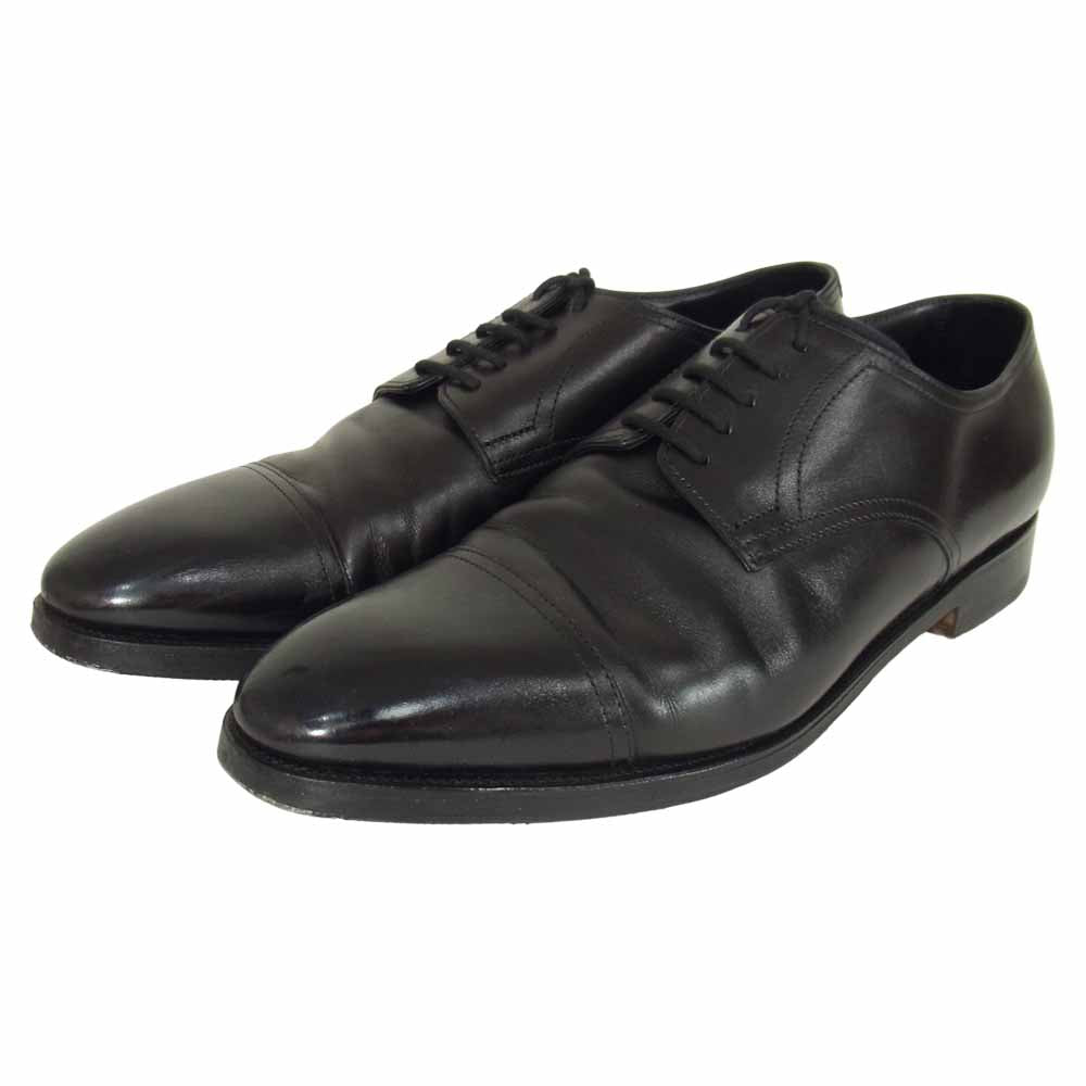 John Lobb ジョンロブ 162181LE1R070 Loe leather derby shoes ミュージアムカーフストレートチップ ダービーシューズ ブラック系 7E【中古】