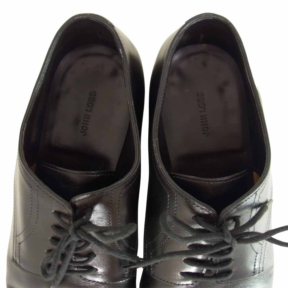 John Lobb ジョンロブ 162181LE1R070 Loe leather derby shoes ミュージアムカーフストレートチップ ダービーシューズ ブラック系 7E【中古】