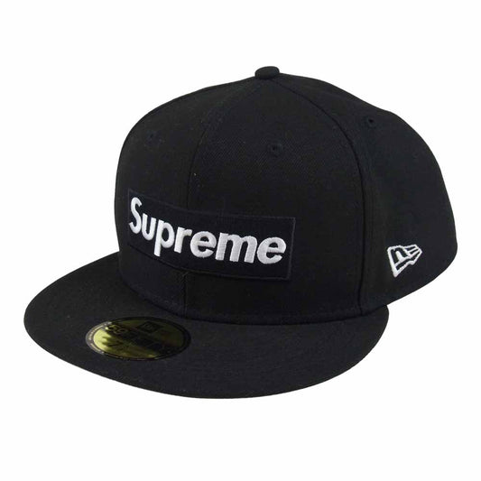 Supreme シュプリーム 21SS × New Era Champions Box Logo Cap ニューエラ チャンピオンズ ボックス ロゴ キャップ ブラック系 60.6cm【中古】