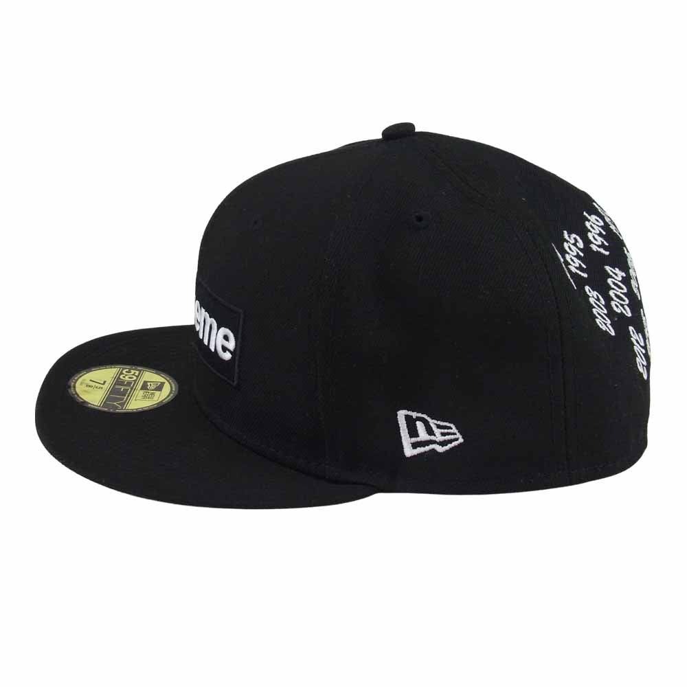 Supreme シュプリーム 21SS × New Era Champions Box Logo Cap ニューエラ チャンピオンズ ボックス ロゴ キャップ ブラック系 60.6cm【中古】