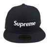 Supreme シュプリーム 21SS × New Era Champions Box Logo Cap ニューエラ チャンピオンズ ボックス ロゴ キャップ ブラック系 60.6cm【中古】