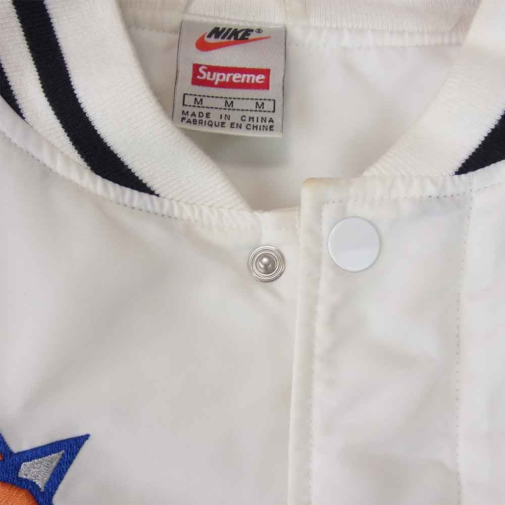 Supreme シュプリーム 18SS × Nike ナイキ NBA Teams Warm Up Jacket ウォームアップ ホワイト系 L【中古】