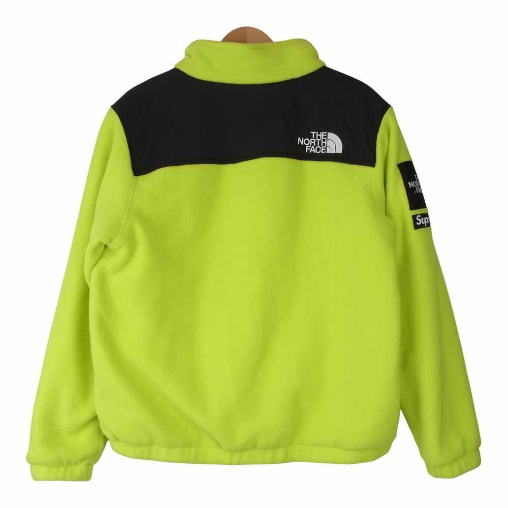 Supreme シュプリーム 18AW × THE NORTH FACE ノースフェイス Expedition Fleece Jacket エクスペディション フリース イエロー系 M【中古】