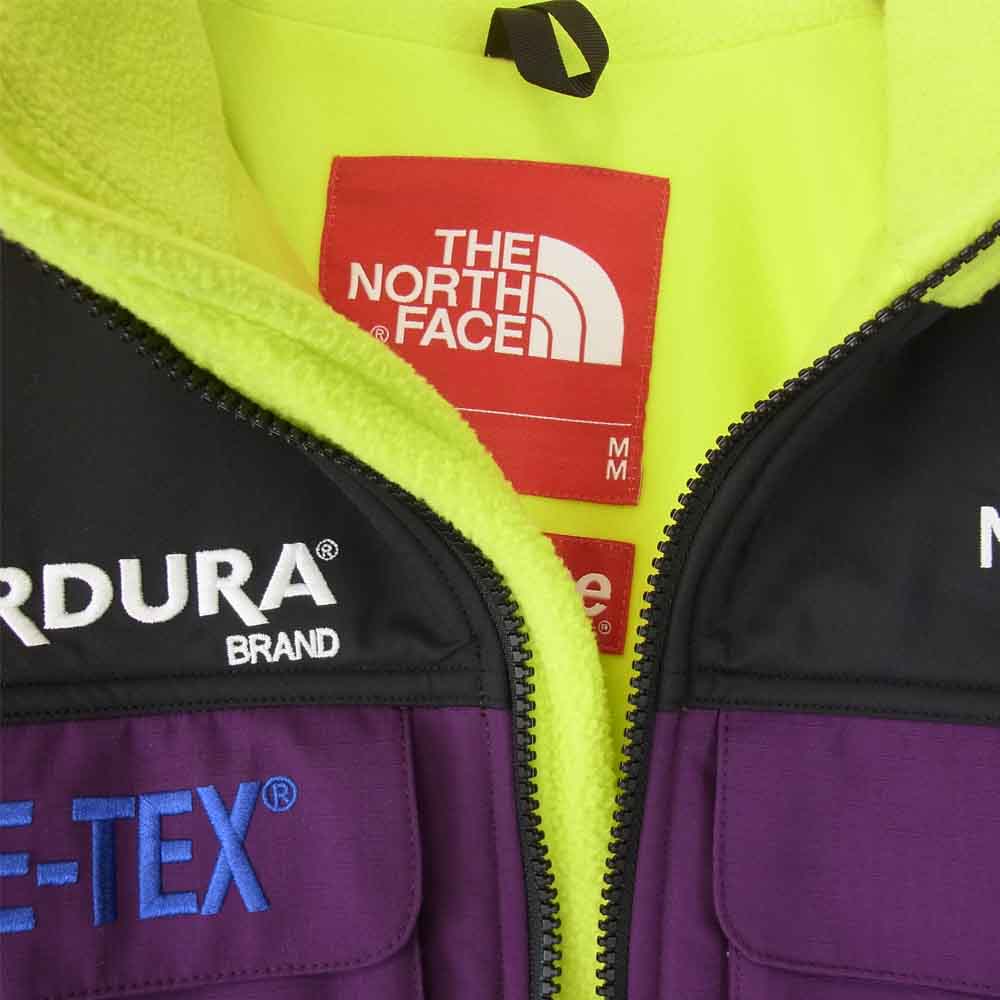 Supreme シュプリーム 18AW × THE NORTH FACE ノースフェイス Expedition Fleece Jacket エクスペディション フリース イエロー系 M【中古】