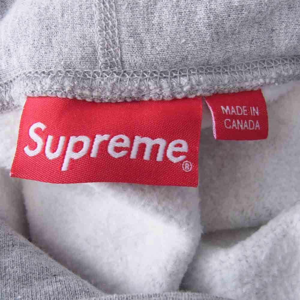 Supreme シュプリーム 19AW Bandana Box Logo Hooded Sweatshirt バンダナ ボックス ロゴ スウェット グレー系 L【中古】