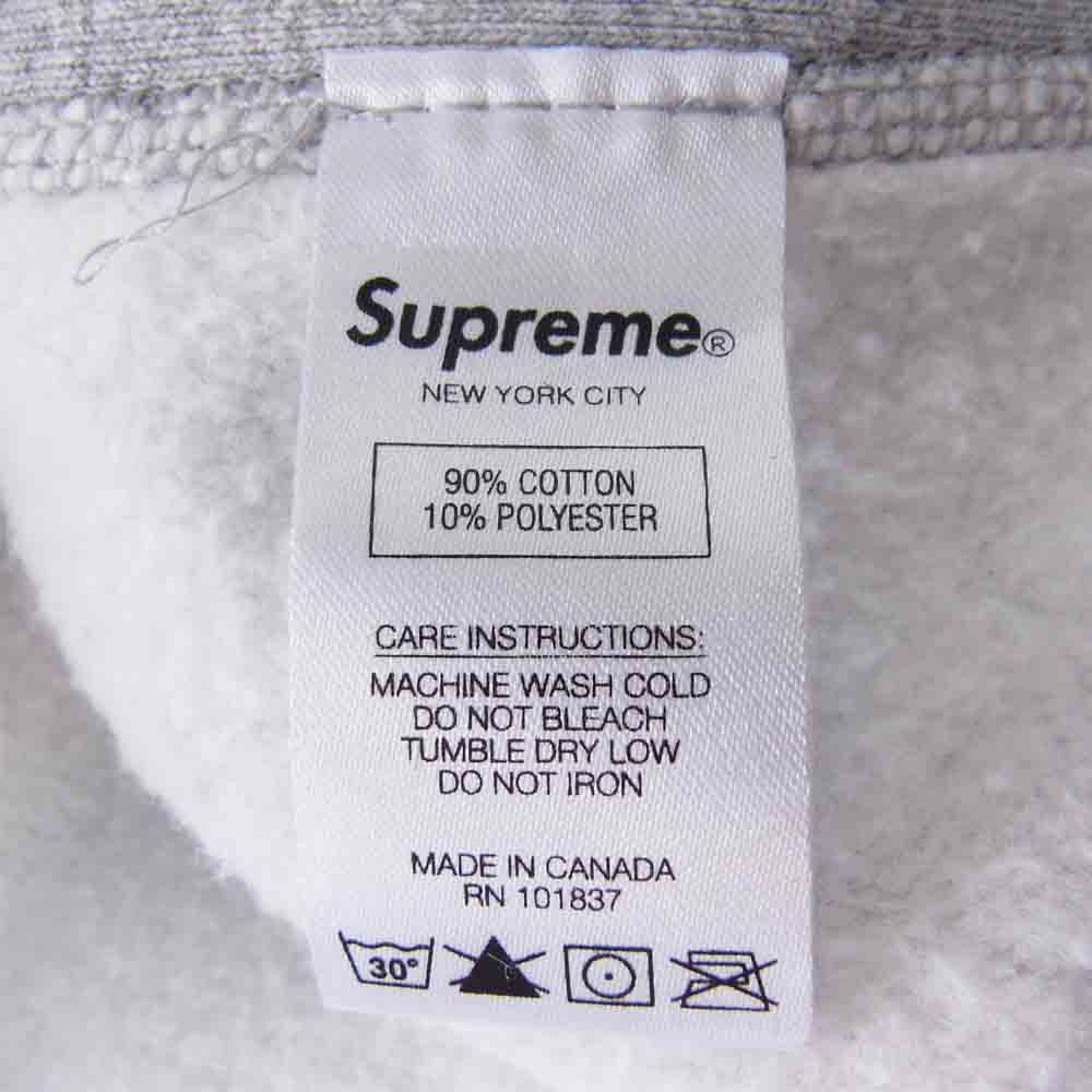 Supreme シュプリーム 19AW Bandana Box Logo Hooded Sweatshirt バンダナ ボックス ロゴ スウェット グレー系 L【中古】