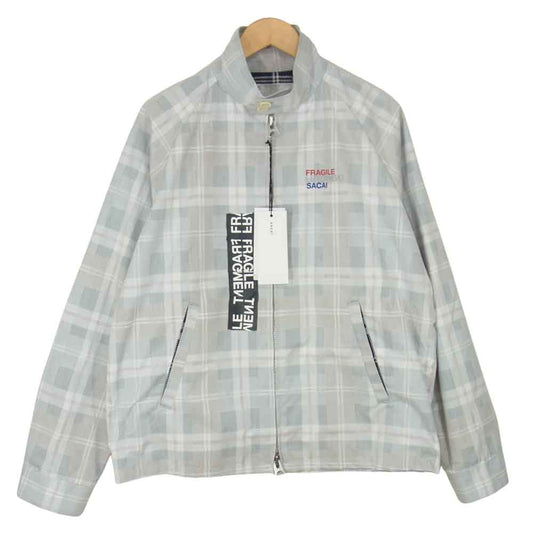 Sacai サカイ × Fragment Design フラグメント 19SS 19-02033M BLOUSON スイングトップ ジャケット グレー系 2【中古】