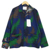 Sacai サカイ 21SS 21-02470M Archive Print Mix Shirt アーカイブ プリント ミックス オープンカラー シャツ 青系 ブルー系 2【美品】【中古】