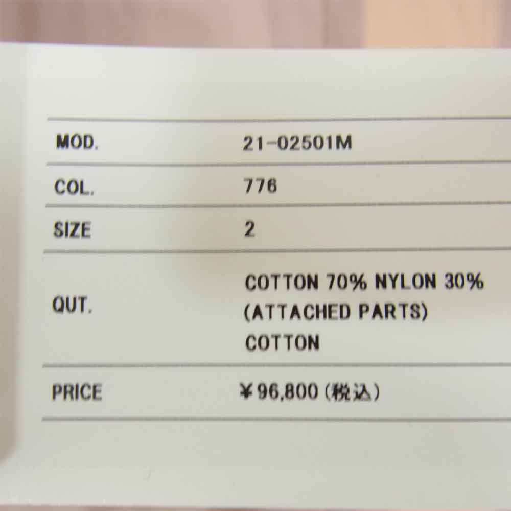 Sacai サカイ 21SS 21-02501M Cotton Nylon Oxford Blouson コットン ナイロン オックスフォード ブルゾン ピンク系 2【中古】