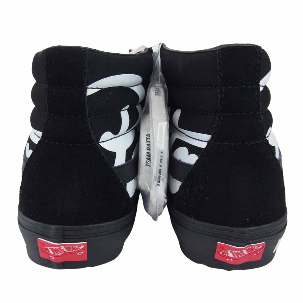 VANS バンズ vn0a4bvh5x01 VAULT ボルト × PATTA パタ LX SK8-Hi BLACK LX スケハイ ブラック ブラック系 28.5㎝【新古品】【未使用】【中古】