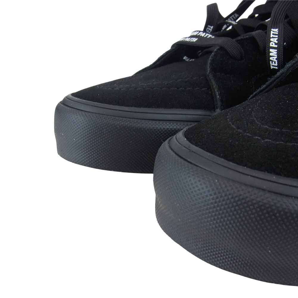 VANS バンズ vn0a4bvh5x01 VAULT ボルト × PATTA パタ LX SK8-Hi BLACK LX スケハイ ブラック ブラック系 28.5㎝【新古品】【未使用】【中古】