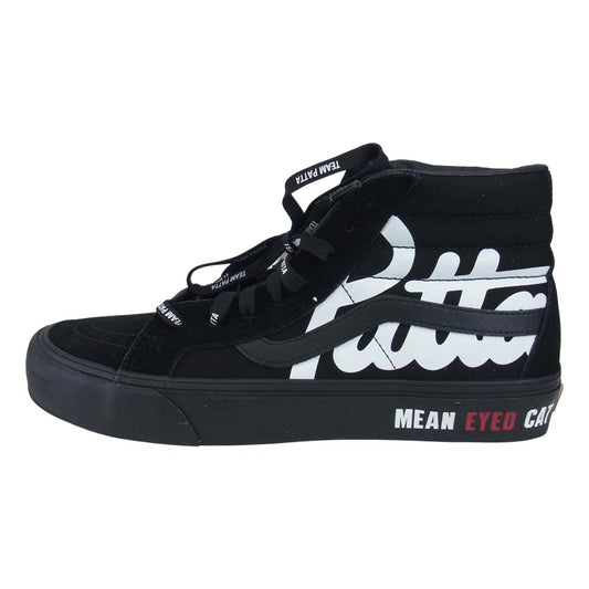 VANS バンズ vn0a4bvh5x01 VAULT ボルト × PATTA パタ LX SK8-Hi BLACK LX スケハイ ブラック ブラック系 28.5㎝【新古品】【未使用】【中古】
