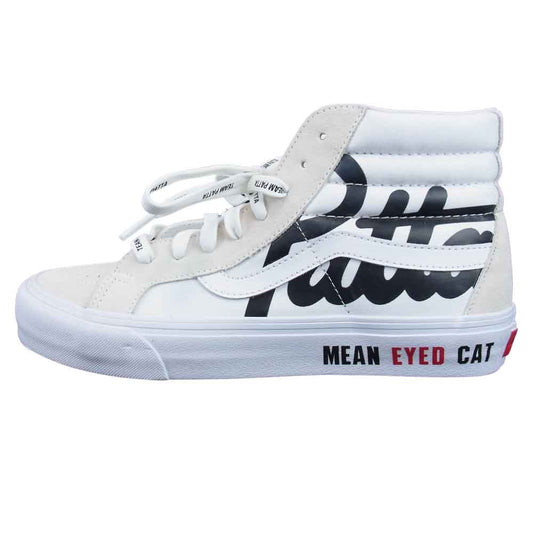 VANS バンズ VN0A4BVH5WW1 VAULT ボルト × PATTA パタ LX SK8-Hi BLACK LX スケハイ ホワイト ホワイト系 28.5㎝【新古品】【未使用】【中古】