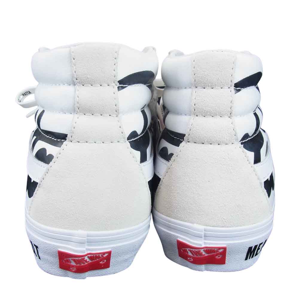 VANS バンズ VN0A4BVH5WW1 VAULT ボルト × PATTA パタ LX SK8-Hi BLACK LX スケハイ ホワイト ホワイト系 28.5㎝【新古品】【未使用】【中古】