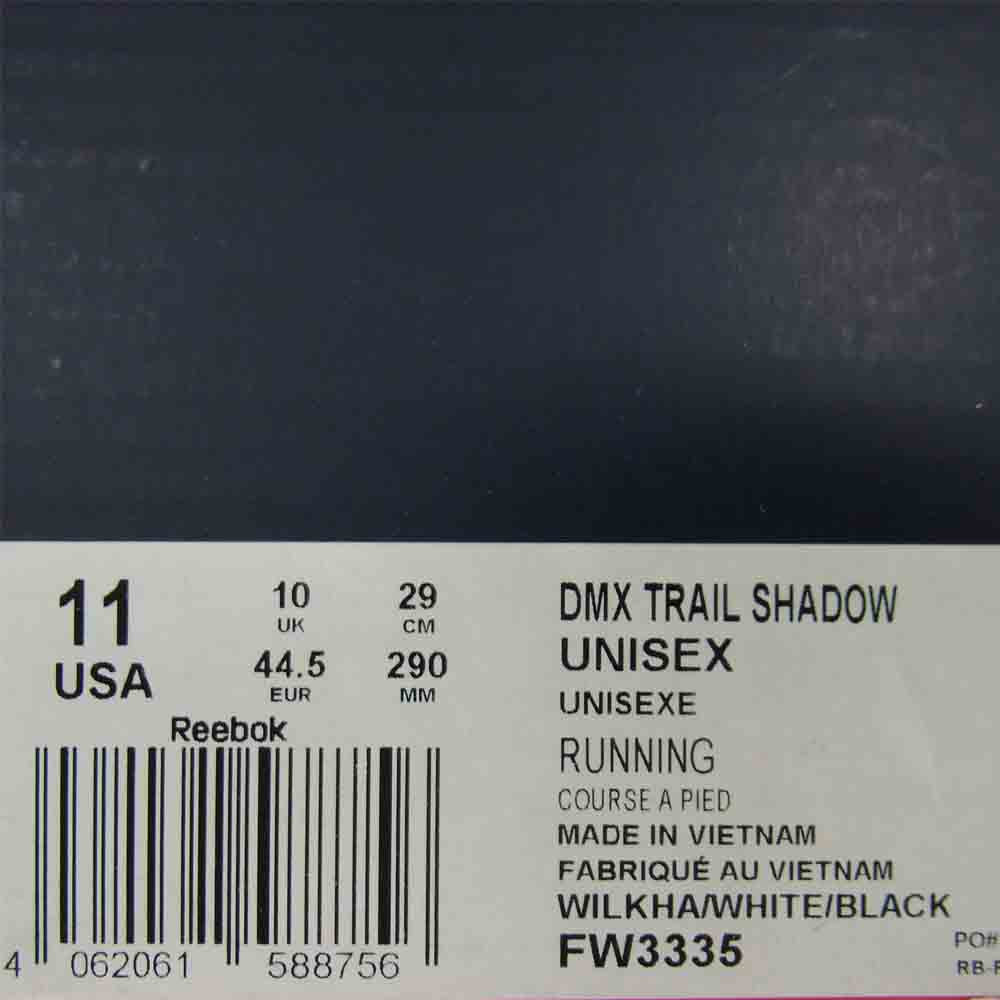 Reebok リーボック fw3335 DMX Trail Shadow × Mountain Research トレイル シャドウ マウンテン リサーチ イエロー系 29cm【中古】