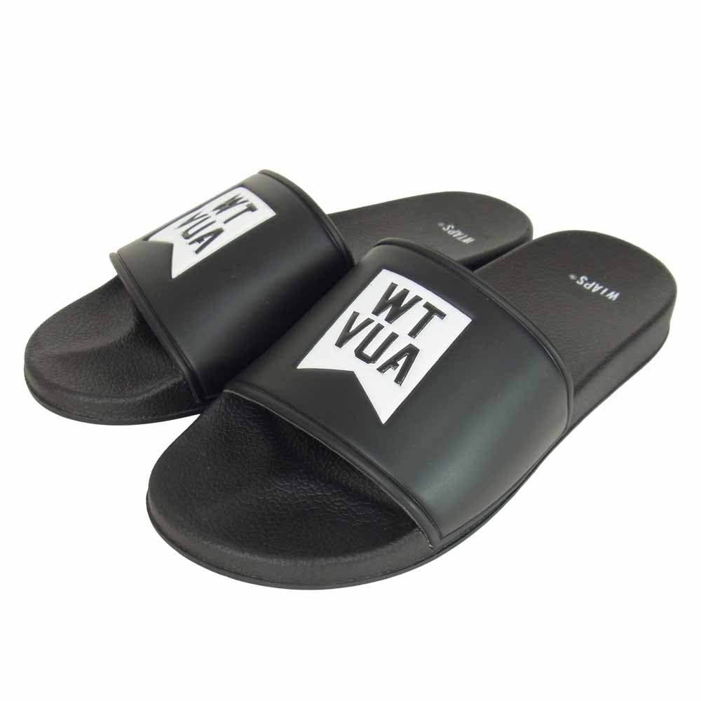 WTAPS ダブルタップス 21SS 201VEDT-FW01 SLIDER スライド サンダル ブラック系 40/41【新古品】【未使用】【中古】