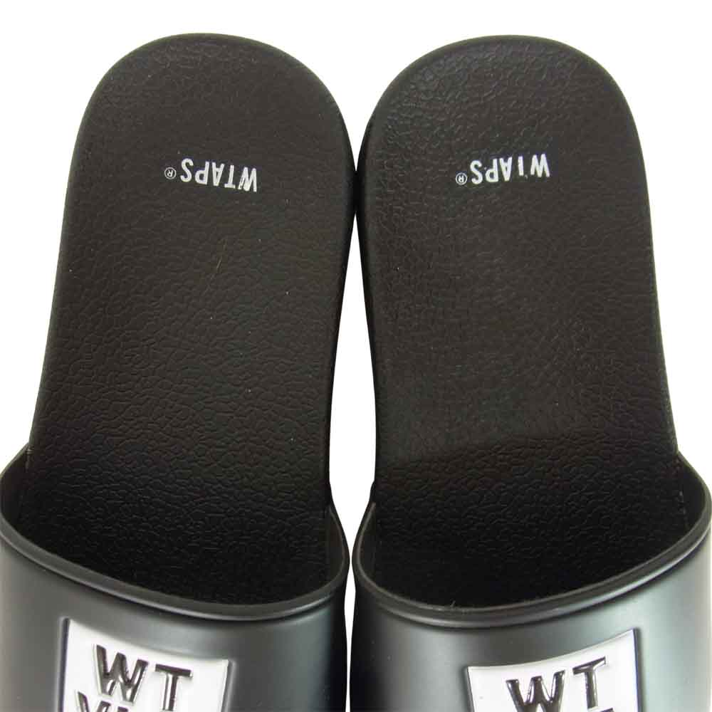 WTAPS ダブルタップス 21SS 201VEDT-FW01 SLIDER スライド サンダル ブラック系 40/41【新古品】【未使用】【中古】