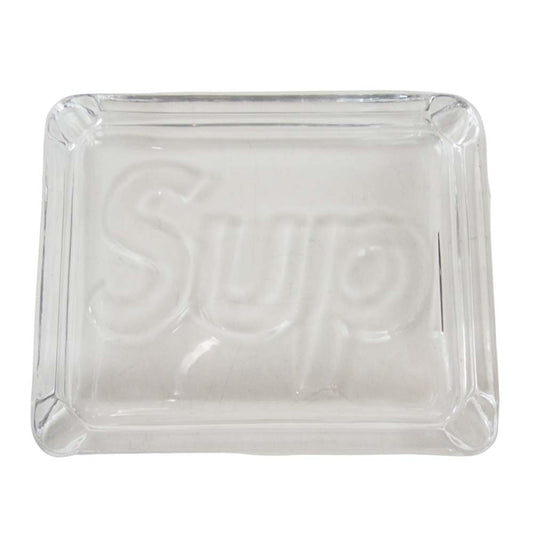 Supreme シュプリーム 20SS Debossed Glass Ashtray デボスド ガラス アッシュトレイ 灰皿  クリア系 F【新古品】【未使用】【中古】