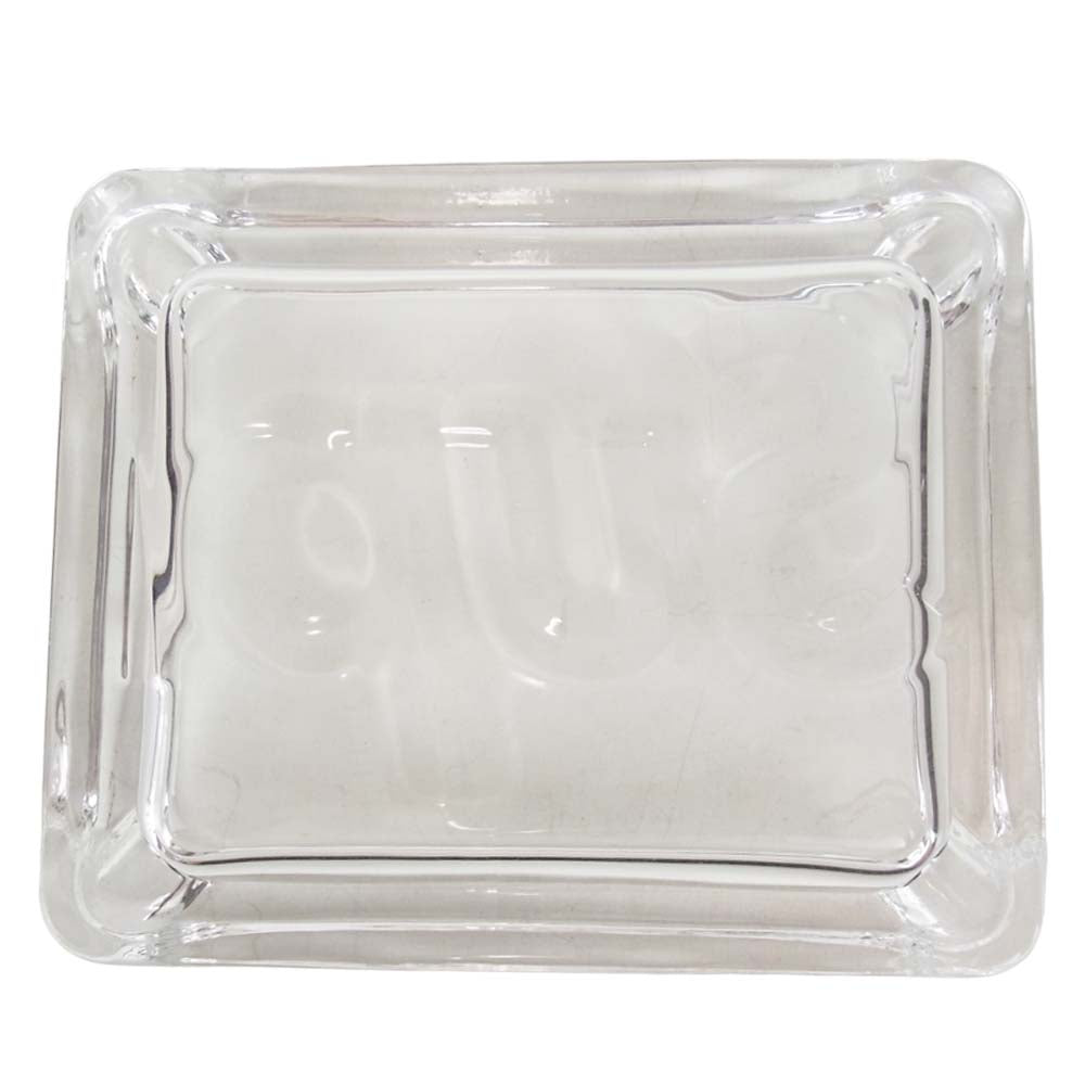 Supreme シュプリーム 20SS Debossed Glass Ashtray デボスド ガラス アッシュトレイ 灰皿  クリア系 F【新古品】【未使用】【中古】