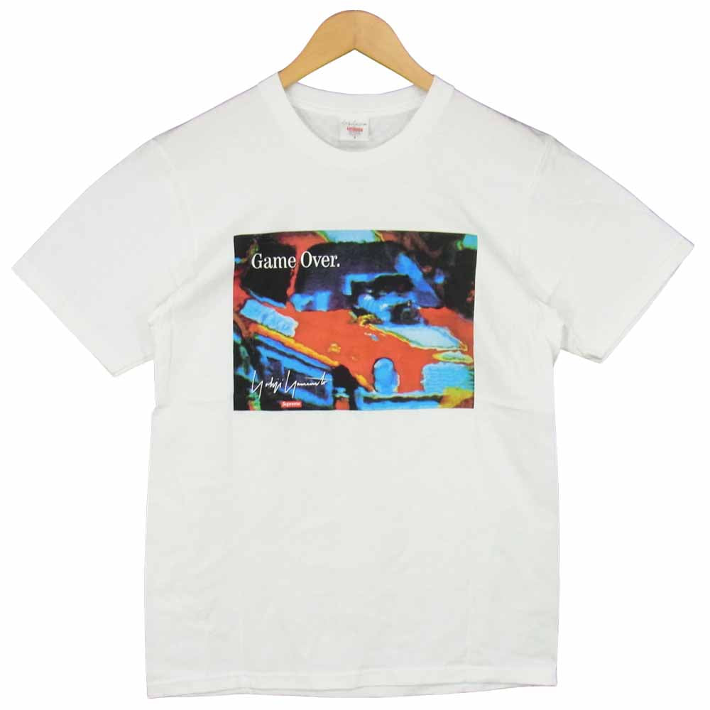 Supreme シュプリーム 20AW 納品書付属 Yohji Yamamoto ヨウジヤマモト Game Over Tee ゲームオーバー ホワイト系 S【新古品】【未使用】【中古】