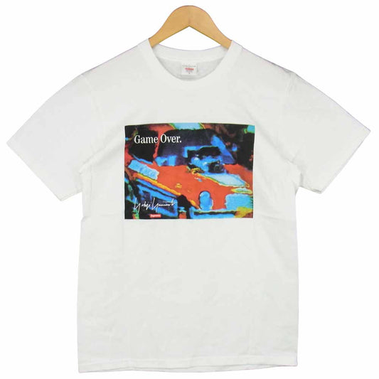 Supreme シュプリーム 20AW 納品書付属 Yohji Yamamoto ヨウジヤマモト Game Over Tee ゲームオーバー ホワイト系 S【新古品】【未使用】【中古】