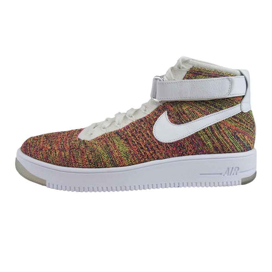 NIKE ナイキ 817420-700 AIR FORCE 1 ULTRA FLYKNIT MID エア フォース ワン ウルトラ フライニット ミッド マルチカラー系 29.5㎝【美品】【中古】