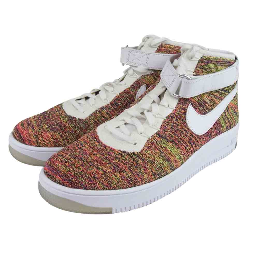 NIKE ナイキ 817420-700 AIR FORCE 1 ULTRA FLYKNIT MID エア フォース ワン ウルトラ フライニット ミッド マルチカラー系 29.5㎝【美品】【中古】