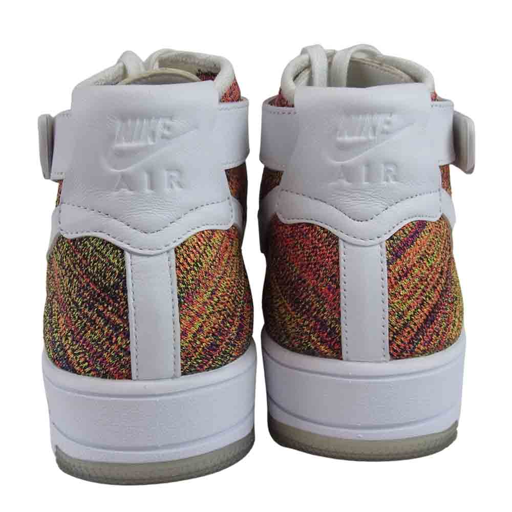 NIKE ナイキ 817420-700 AIR FORCE 1 ULTRA FLYKNIT MID エア フォース ワン ウルトラ フライニット ミッド マルチカラー系 29.5㎝【美品】【中古】