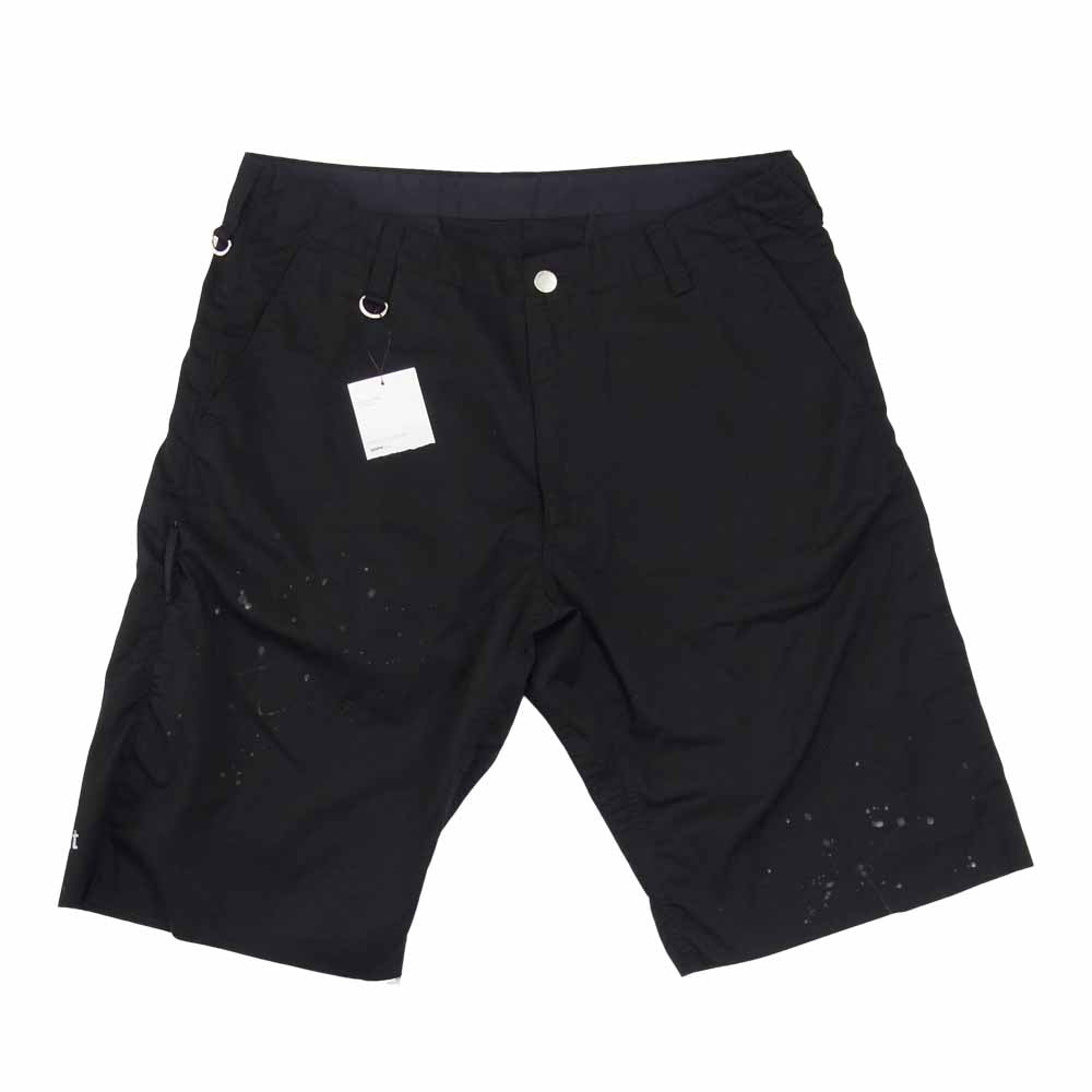 SOPH ソフ UE-210033 DRIPPING SHORTS ドリッピング ショーツ ブラック系 4【新古品】【未使用】【中古】