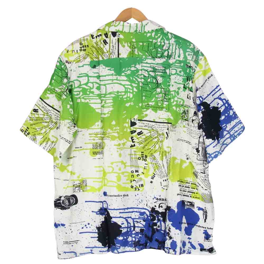 SOPH ソフ ue-210002 ASGER JORN FIN DE COPENHAGUE  BIG OPEN COLLAR SHIRT マルチカラー系 3【新古品】【未使用】【中古】
