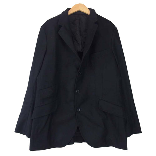 ANATOMICA アナトミカ HUGES JACKET FLANNEL 3B テーラード ジャケット ブラック系 52【美品】【中古】