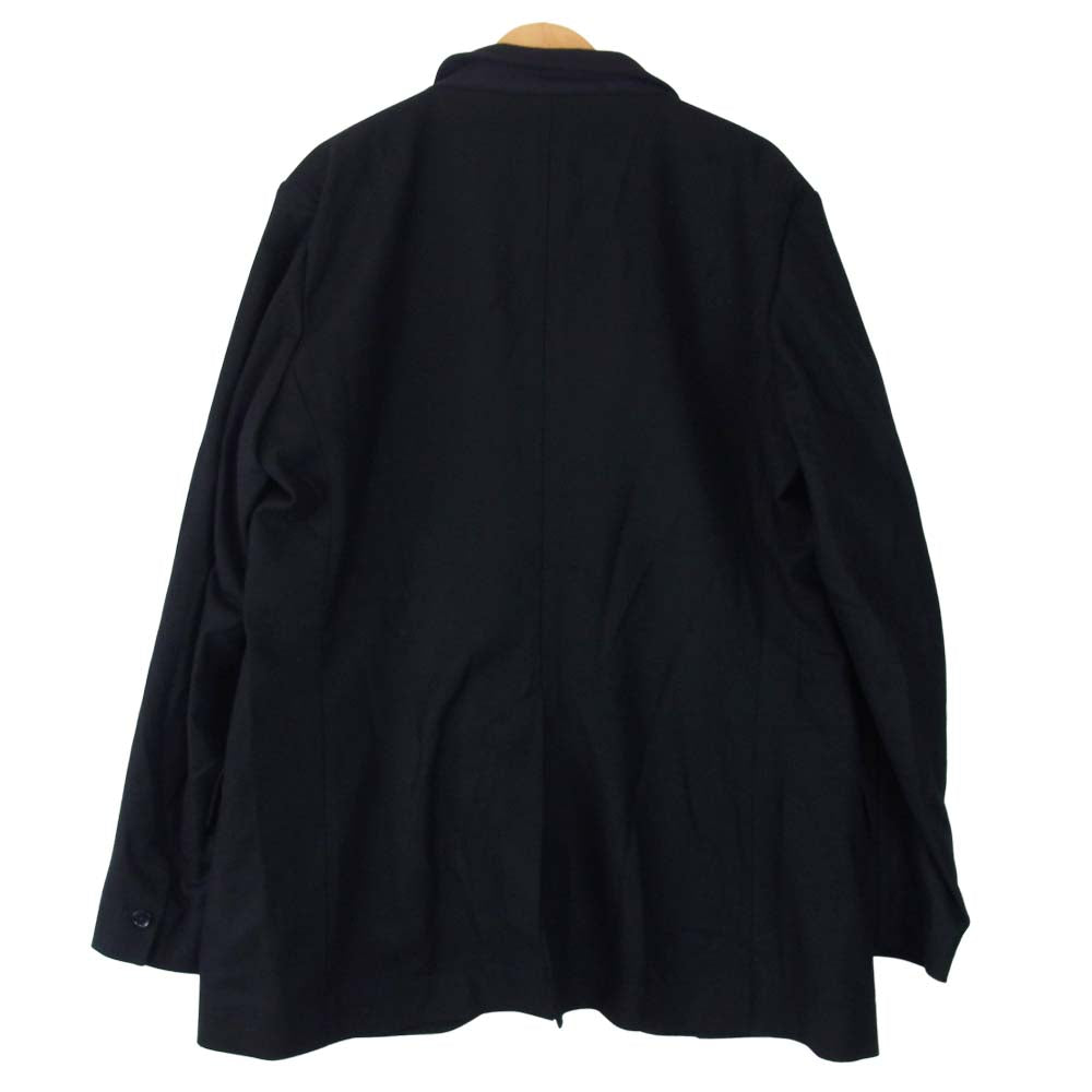 ANATOMICA アナトミカ HUGES JACKET FLANNEL 3B テーラード ジャケット ブラック系 52【美品】【中古】