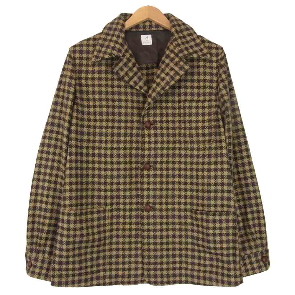 ANATOMICA アナトミカ 530-552-09 LOAFER JACKET CHECK ローファー ジャケット ブラウン系 40【新古品】【未使用】【中古】
