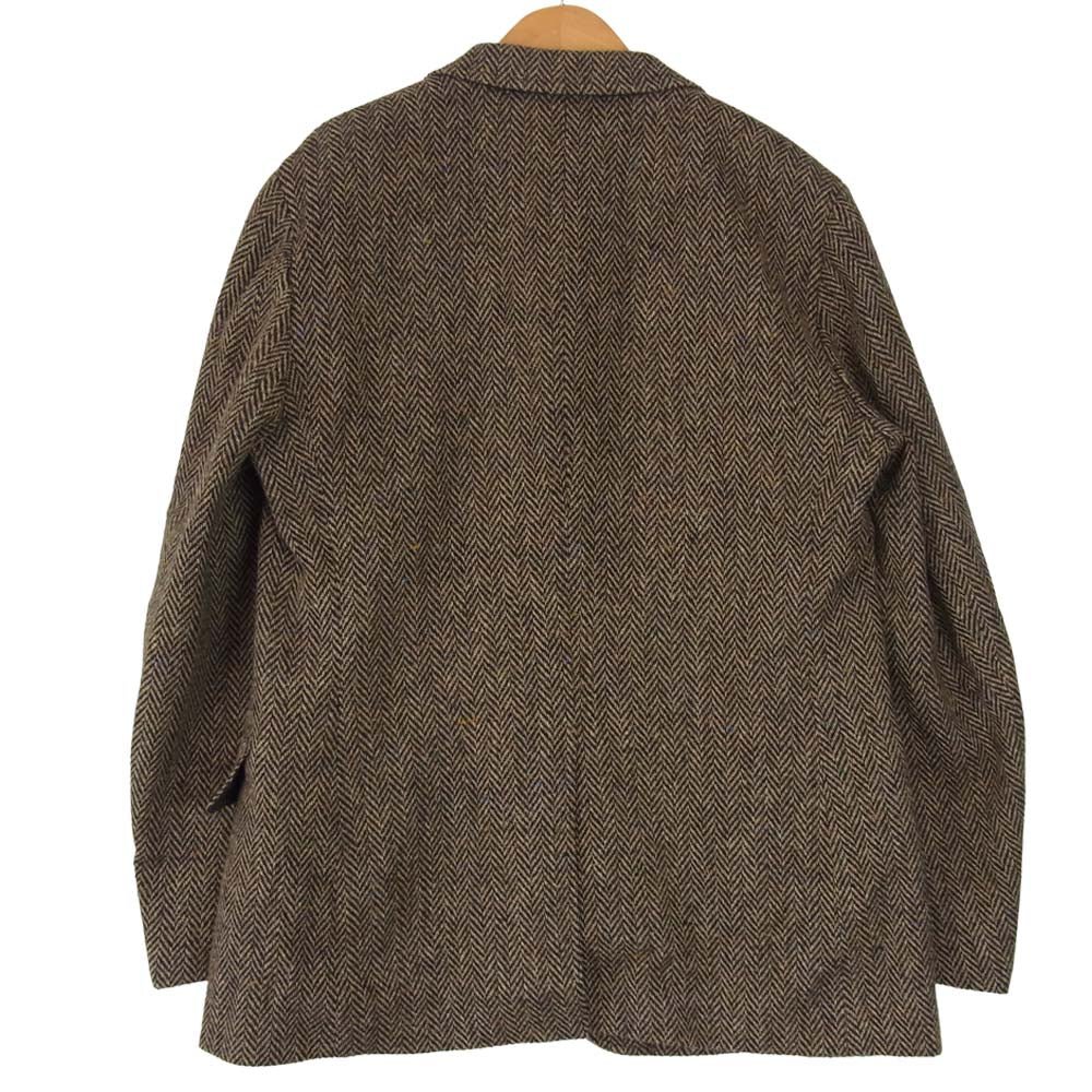 ANATOMICA アナトミカ 530-552-08 DUNN JACKET ヘリンボーン ウール ジャケット ブラウン系 42【新古品】【未使用】【中古】