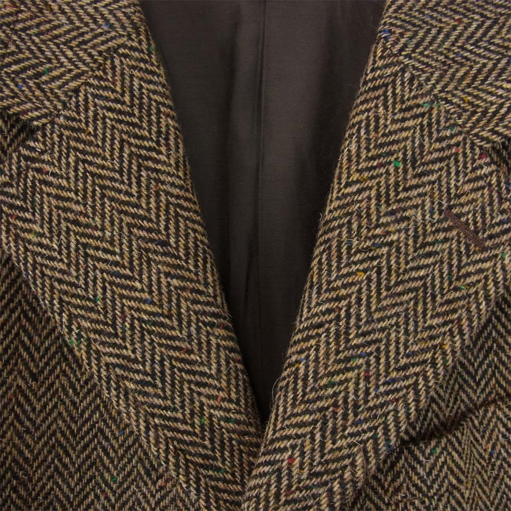 ANATOMICA アナトミカ 530-552-08 DUNN JACKET ヘリンボーン ウール ジャケット ブラウン系 42【新古品】【未使用】【中古】
