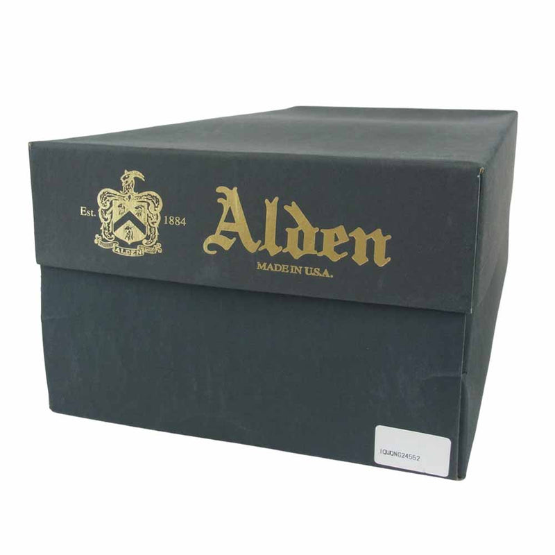 ALDEN オールデン N9702 CHUKKA BOOTS バリー ラスト クロムエクセル チャッカ ブーツ ブラック系 9【新古品】【未使用】【中古】