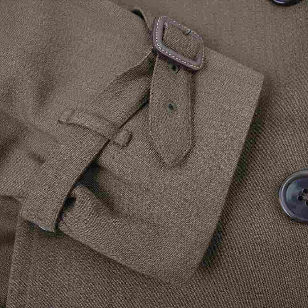 ANATOMICA アナトミカ 530－182－21 TRENCH COAT COVERT CLOTH クロス トレンチ コート カーキ系 46【新古品】【未使用】【中古】