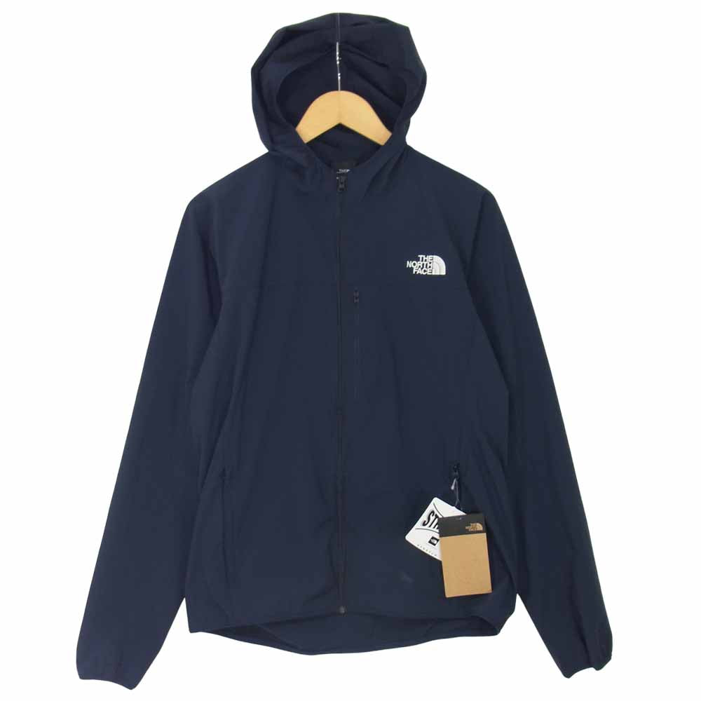 THE NORTH FACE ノースフェイス NP21703 国内正規品 Mountain Softshell Hoodie マウンテンソフトシェルフーディ ネイビー系 XL【新古品】【未使用】【中古】