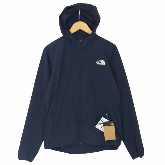 THE NORTH FACE ノースフェイス NP21703 国内正規品 Mountain Softshell Hoodie マウンテンソフトシェルフーディ ネイビー系 XL【新古品】【未使用】【中古】