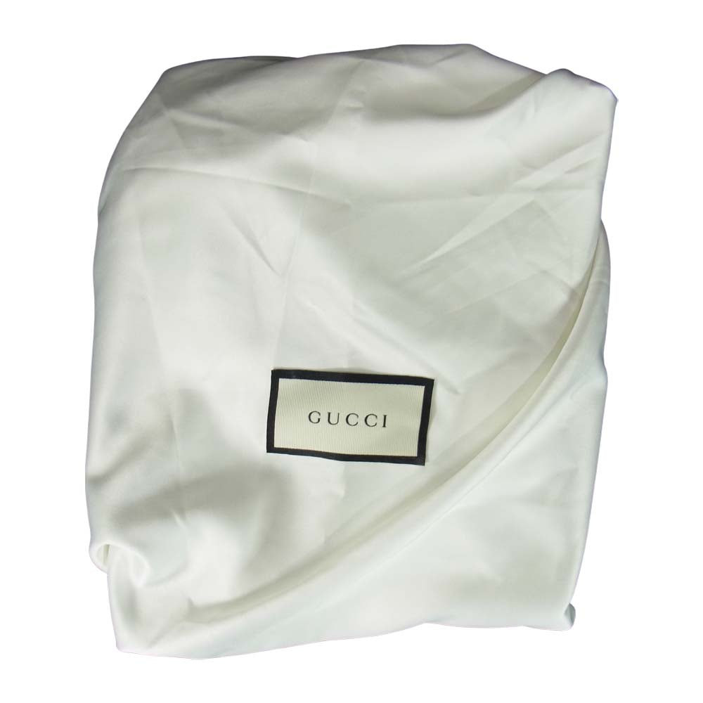 GUCCI グッチ 523588 プリント ハーフムーン ホーボー メッセンジャー オフホワイト系【中古】