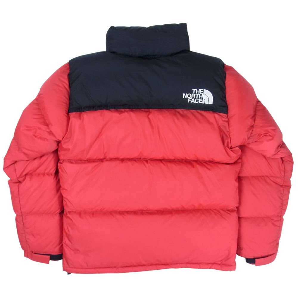 THE NORTH FACE ノースフェイス ND91841 国内正規品 ゴールドウィン Nuptse Jacket ヌプシ ジャケット レッド×ブラック系 S【美品】【中古】