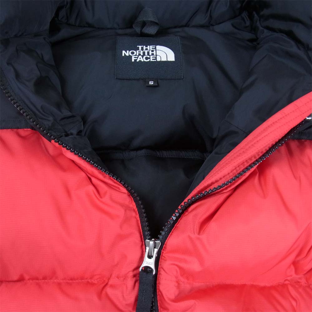 THE NORTH FACE ノースフェイス ND91841 国内正規品 ゴールドウィン Nuptse Jacket ヌプシ ジャケット レッド×ブラック系 S【美品】【中古】