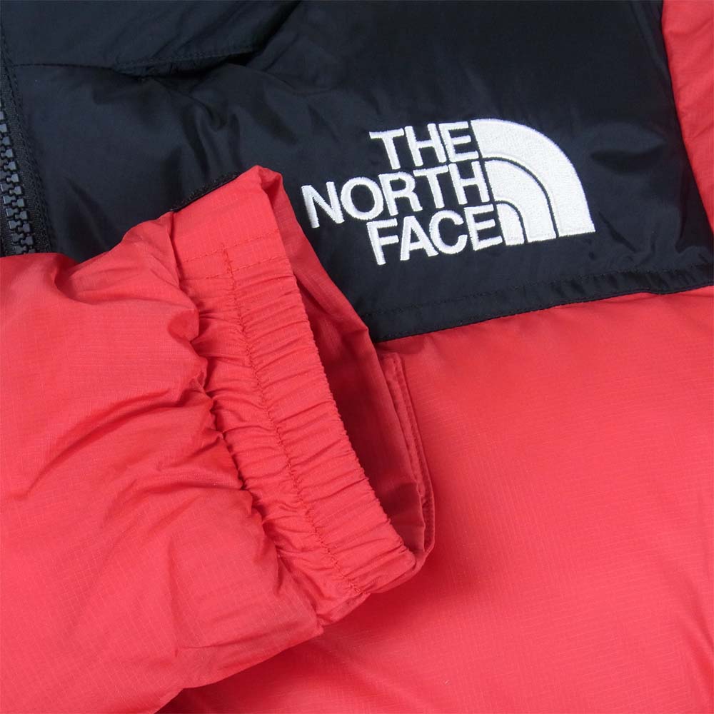 THE NORTH FACE ノースフェイス ND91841 国内正規品 ゴールドウィン Nuptse Jacket ヌプシ ジャケット レッド×ブラック系 S【美品】【中古】
