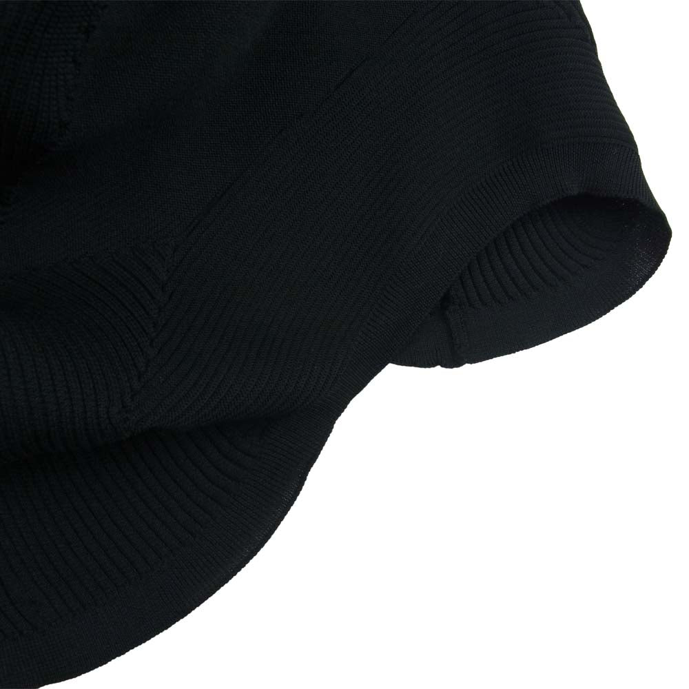 ISSEY MIYAKE イッセイミヤケ IM03-KG262-15 KONE BK ウエストゴム アシンメトリー ニット スカート ブラック系 2【中古】