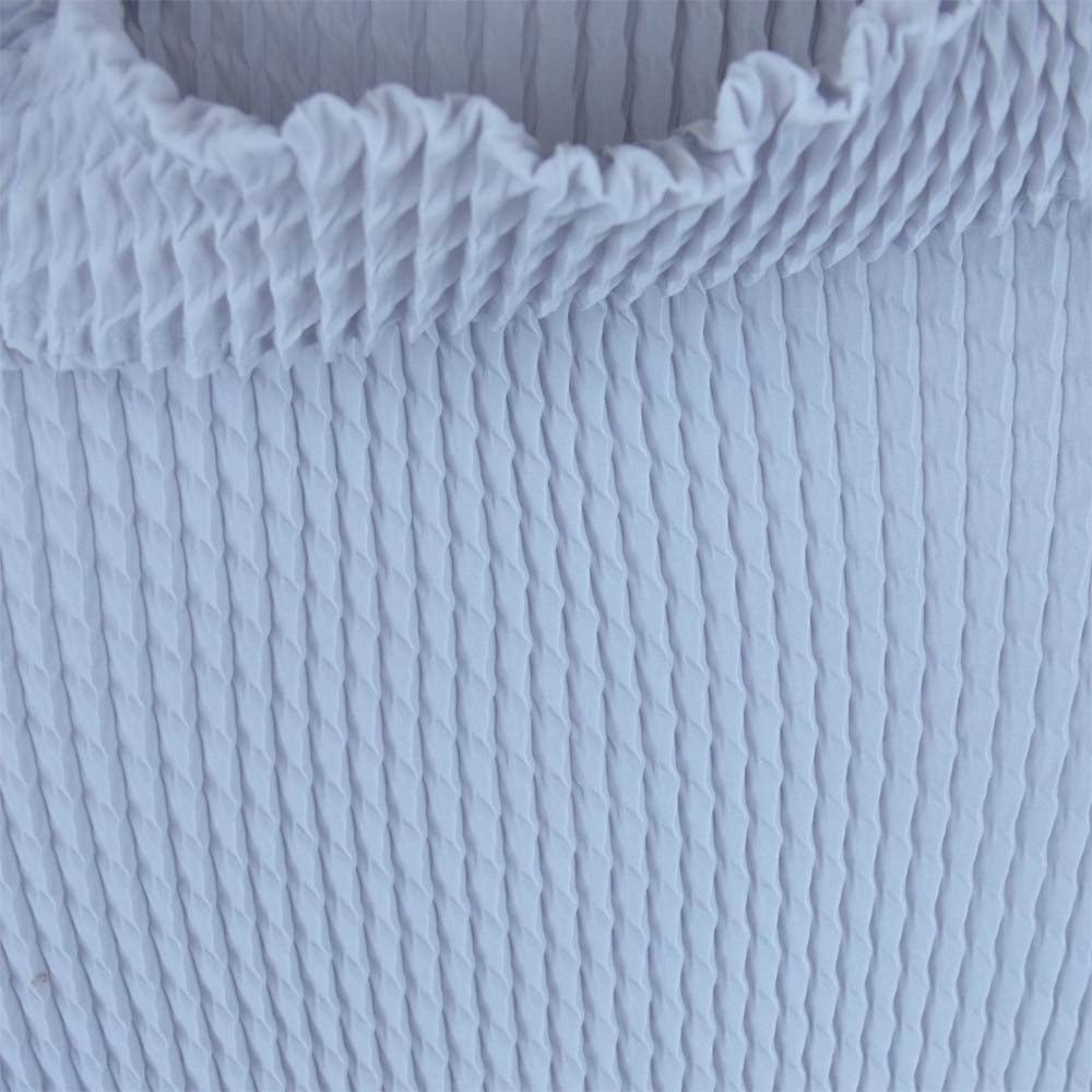 ISSEY MIYAKE イッセイミヤケ 20AW IM03-FJ152-80 MISTY PLEATS HIGH NECK TOP ミスティ プリーツ ハイネック カットソー パープル系 2【中古】