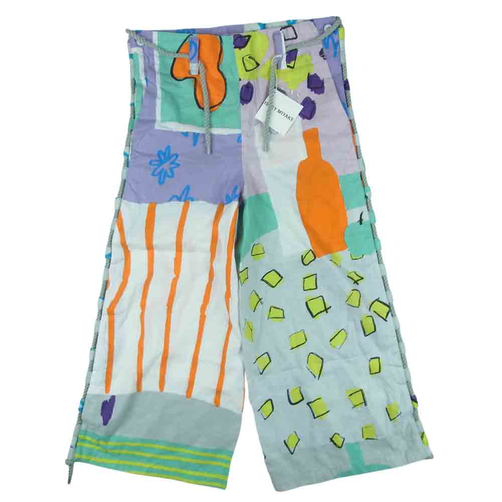 ISSEY MIYAKE イッセイミヤケ 21SS IM12-FF526-86 TEMPORARY ROOM 総柄 スカート パンツ マルチカラー系 1【中古】