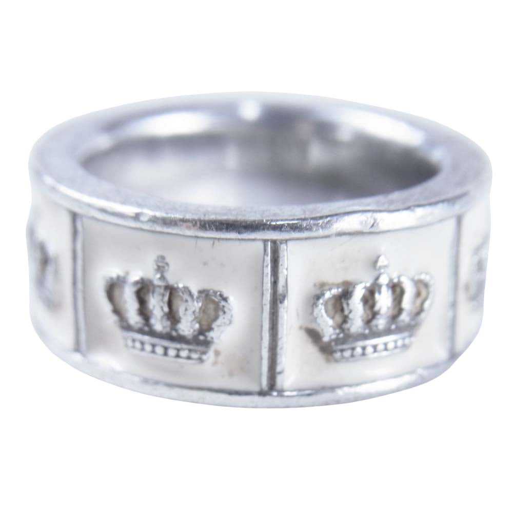 Justin Davis ジャスティンデイビス SRJ272 PRIDE&JOY CROWN RING プライド＆ジョイ クラウン モチーフ リング シルバー系 9号程度【中古】